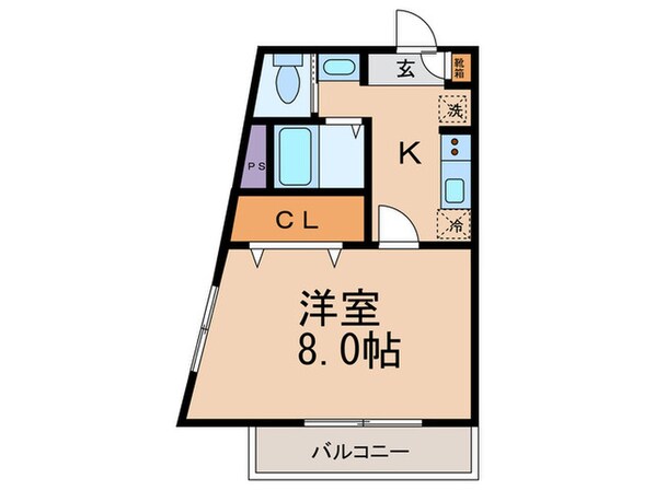 クレカ－サ板橋の物件間取画像